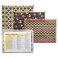C-Line Zip 'N Go Reusable Poly Envelope, Bold Basics Design, Pack of 3 ,55610