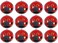 Fun Express Mini Ladybug Beach Balls Bulk 12 Pack