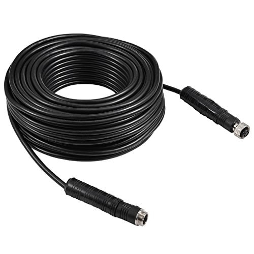 دالوكس Dallux Backup Camera Cable 4pin Video Power Aviation Extension Wire waterproof