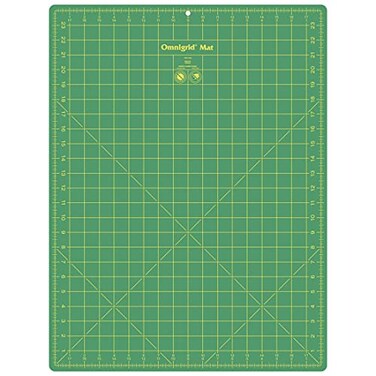 Omnigrid Self-Healing Cutting Mat - 18'' x 24'' Inch Precision Fabric Cutting Mat with Durable Surface for Quilting, SewingCrafts