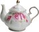 Jomop Tea Pot Handmade Ceramic Flowers ,Pink