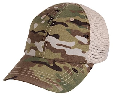 Rothco Mesh Back Tactical Cap“ BreathableAdjustable Baseball Uniform Hat ,US, Alpha, One Size, Multicam