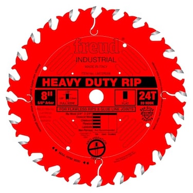 Freud LM72R008 8" Heavy-Duty Rip Blade, Multi, One Size