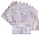 Stamperia International KFT Pack 10 sheets double face - Lilac, Multicoloured, 30.5 x 30.5 ,12" x 12