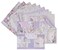 Stamperia International KFT Pack 10 sheets double face - Lilac, Multicoloured, 30.5 x 30.5 ,12" x 12