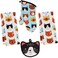 Kay Dee 4 Piece Kitchen Set - 2 Terry Towels, Oven Mitt, Potholder ,Crazy Cat