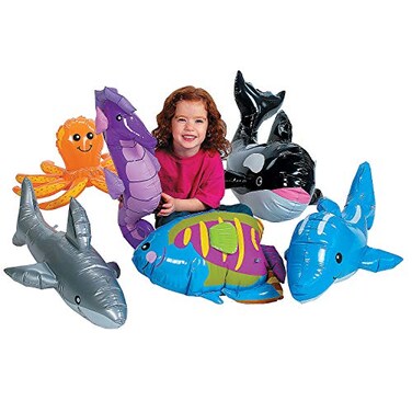 Fun Express Under The Sea Party Decorations Inflatables 6 Pack