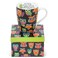 Divinity Boutique 20607 Boxed Mugs, Owl Pattern, 12 ounce