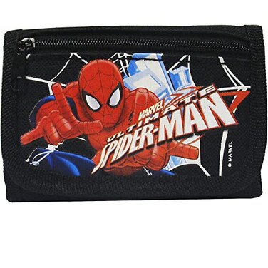Marvel Spider Sense Black Spiderman Wallet - Black Spiderman Wallet