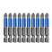 AUTOTOOLHOME 10-Pack PH3 Phillips Impact Bits, 2 Inch Magnetic Power Bits