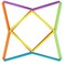 Toysmith Polygonzo-Geo Twister Assorted styles