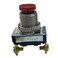 Gardner Bender GSW-23 Electrical Push-Button Switch, SPST, ON-Mom-OFF, 3 A/120V AC, Screw Terminal, Red Button