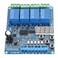 Hilitand Multifunction Time Relay Module, 8-36V 4-Channel Multifunction Time Delay Relay Interface Board Module Optocoupler LED