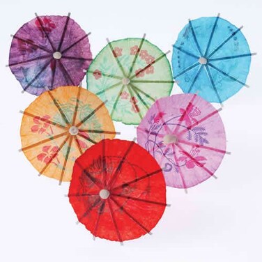 U. S. Cocktail Parasols/48-Pc