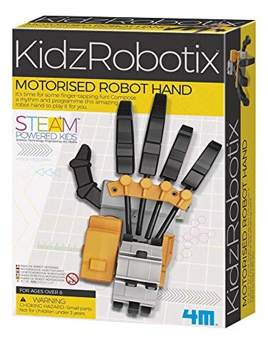 Toysmith 4M Kidzrobotix Motorized Robot Hand Kids Science Kit