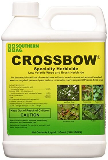 Southern Ag Crossbow Specialty Herbicide Low Volatile WeedBrush Herbicide, 32oz -Quart