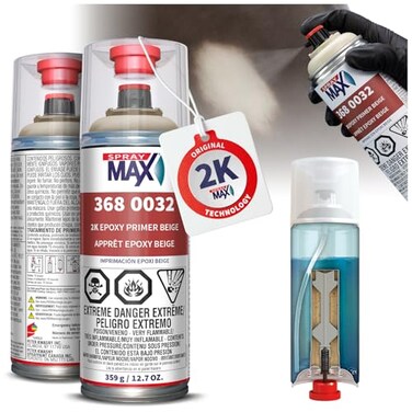 SprayMax 2K Epoxy Primer Beige2K Primer AutomotiveEpoxy Spray Paint