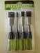 PITTSBURGH 4 PC. CHISEL SET WITH 1/4", 1/2", 3/4" AND 1
