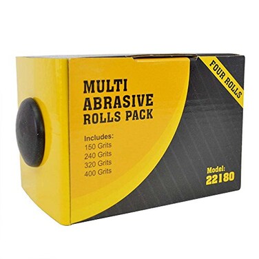 Big Horn 22180 Multi Abrasive Roll Pack- 4 Rolls