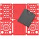BoxLegend V3 Shirt Folding Board t Shirt Laundry Folder for Clothes Red