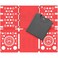 BoxLegend V3 Shirt Folding Board t Shirt Laundry Folder for Clothes Red