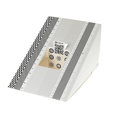 DSLRKIT Lens Focus Calibration Tool Alignment Ruler Folding Card,Pack of 2