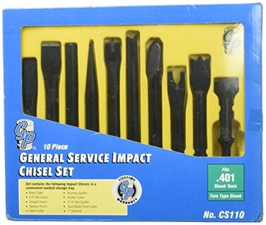Grey Pneumatic 10 Piece General Service Impact Chisel Set ,GRECS110Category: Punch and Chisel Sets