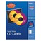 Avery Matte White CD Labels for Inkjet Printers, 16 Face32 Spine Labels