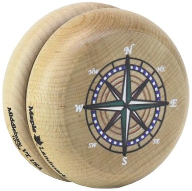 Maple Landmark Compass Rose Yo-yo - Made in USA