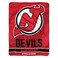 Northwest The Company NHL New Jersey Devils Micro Raschel Throw Blanket, 46" x 60", Break Away