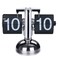 WoneNice Desk Clock, Retro Digital Flip Down Clock, Black