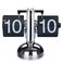 WoneNice Desk Clock, Retro Digital Flip Down Clock, Black