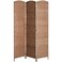 HOMCOM Room Divider 3-Panel, 6FT-Tall Folding Privacy Screen, Natural