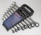 Westward 1LCC9 Ratcheting Wrench Set, Combo, SAE, 8 PC