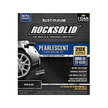 Rust-Oleum RockSolid Pearlescent Pearl Black Floor Coating