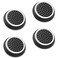 Fosmon Performance Gaming Controller Thumb Grip Joystick Cap, White, 2 Pair
