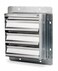 Dayton 18" Backdraft Damper/Wall Shutter, 18-1/2" x 18-1/2" Opening Required