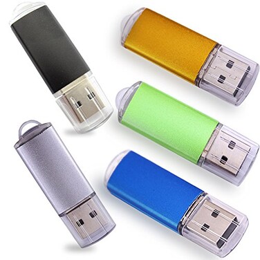 Ebamaz 128MB USB Flash Drives 2.0 Metal Key Memory Thumb Sticks Pendrives