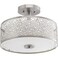 Progress Lighting Mingle 14" LED Semi-Flush Mount Light, Brushed Nickel