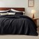 Bedsure Quilts Queen Size, Lightweight Comforter Set, Black Bedspread