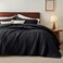 Bedsure Quilts Queen Size, Lightweight Comforter Set, Black Bedspread