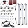 Litever Under Cabinet Light Kit Plug in, 3 LED Light Bars 20W Dimmable