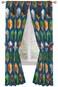 Jay Franco Minecraft Isometric Blue 84" Inch Drapes 4 Piece Set - Beautiful Room DcorEasy Set Up, Bedding Features Creeper - Window Curtains Include 2 Panels2 Tiebacks