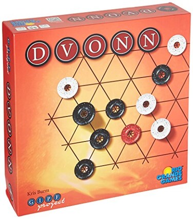 Rio Grande Games Dvonn Abstract Strategy 2 Player Stacking Board Game