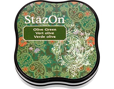 Tsukineko StazOn Midi Pad, Olive Green