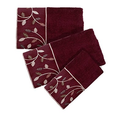 Popular Bath 780154 Aubury, Towel Set, Burdy