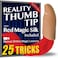 Magic Makers Trick Thumb Tip with Red Silk - Reality Thumbtip Edition