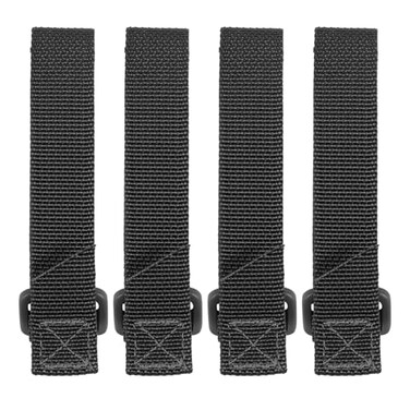 Maxpedition 3-Inch TacTile - Pack Of 4 ,Black