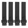 Maxpedition 3-Inch TacTile - Pack Of 4 ,Black
