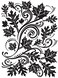 Darice Embossing Folder 4.25"X5.75", Fall Leaf Background